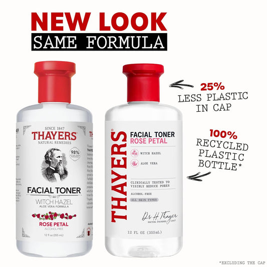 Rose Petal Witch Hazel Facial Toner – Alcohol-Free Hydration