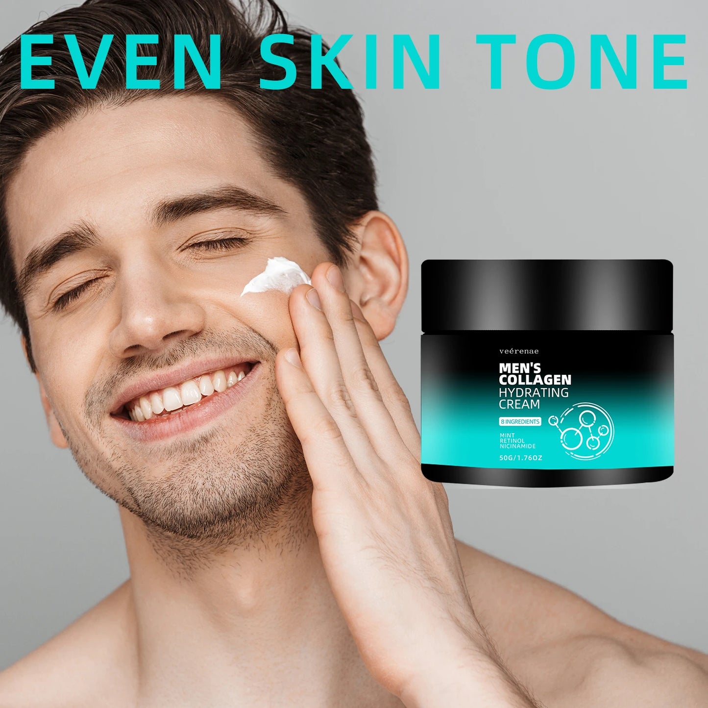 Men’s Collagen Hydrating Face Cream – Oil-Balancing Care