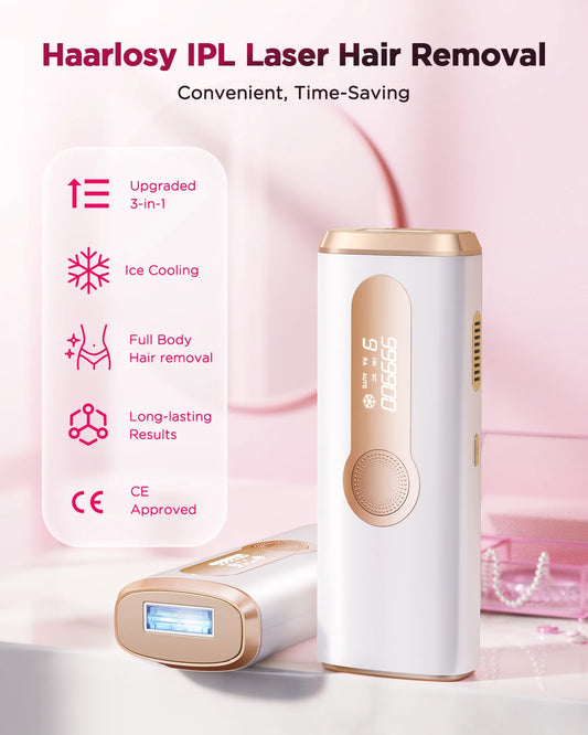 IPL Laser Hair Removal Device – 999,900 Flashes, At-Home Use