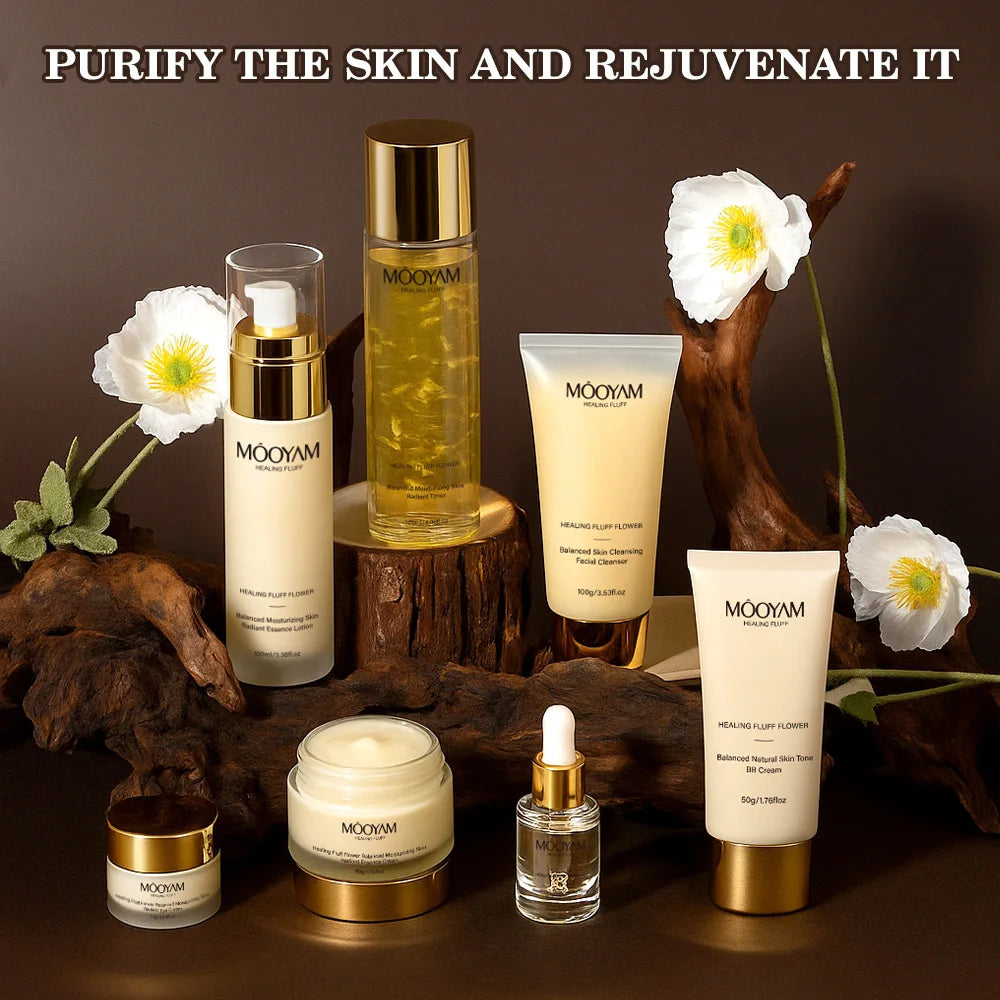 Healing Fluff Flower 7-in-1 Facial Skincare Set