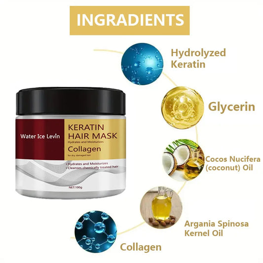 Collagen Keratin Hair Mask For Dry Damaged Hair