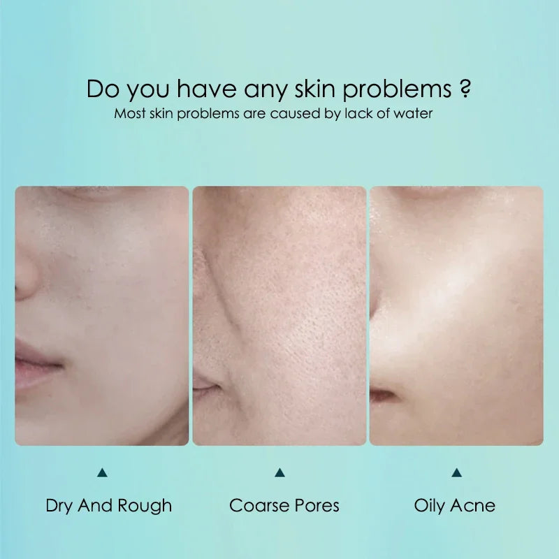 Skin Haven Radiant Glow Face Masks, 10 hydrating hyaluronic acid sheet masks for moisturizing and pore shrinking.