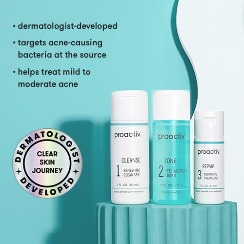 3-Step Acne Treatment Kit with Benzoyl Peroxide