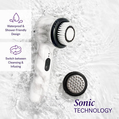 Soniclear Facial Cleansing Brush – Sonic, Antimicrobial, 4 Speeds