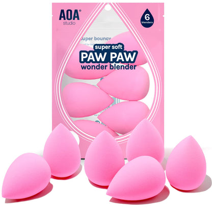Latex-Free Makeup Sponge Set – Soft Blending Sponges (6-Pack)