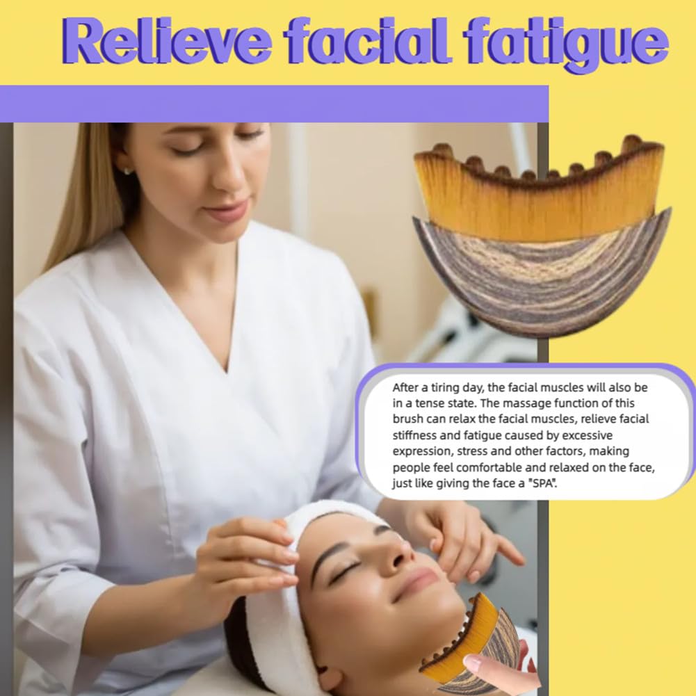 Lymphatic Contour Face Brush – Sculpting, Lift & Glow