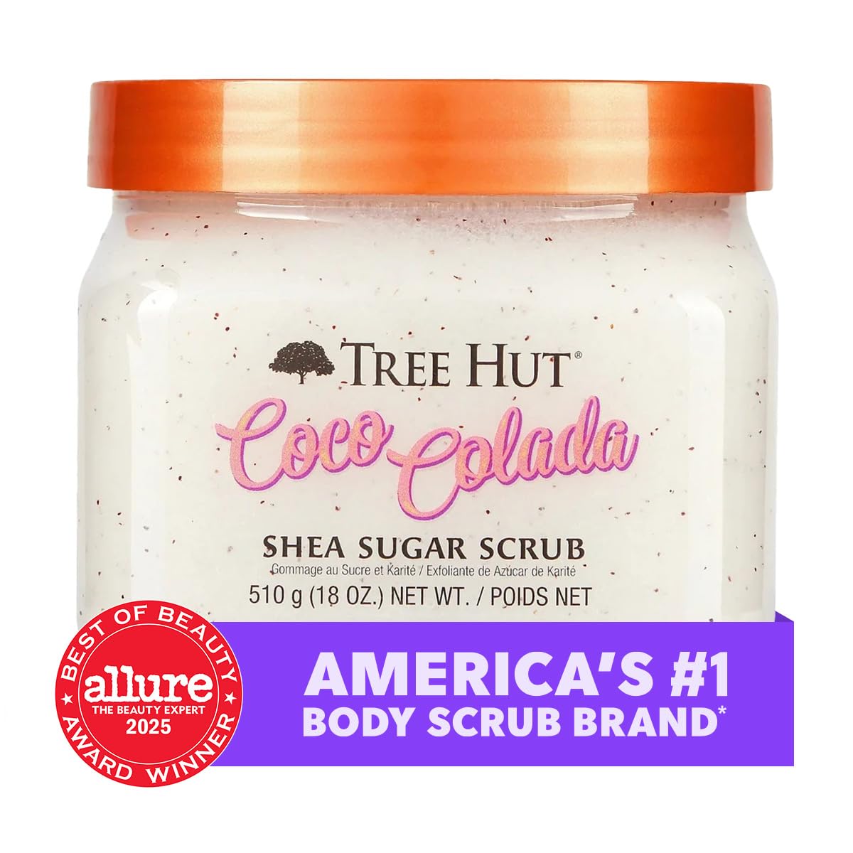 Coco Colada Shea Sugar Body Scrub – Exfoliating & Hydrating