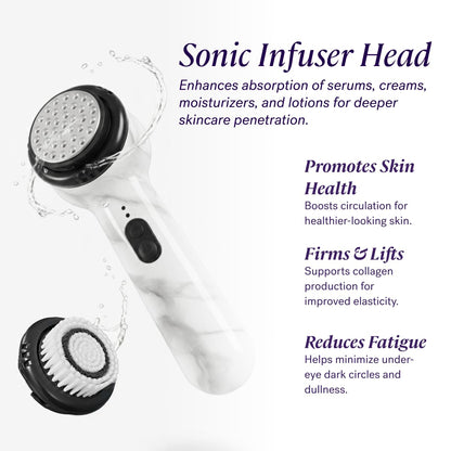 Soniclear Facial Cleansing Brush – Sonic, Antimicrobial, 4 Speeds