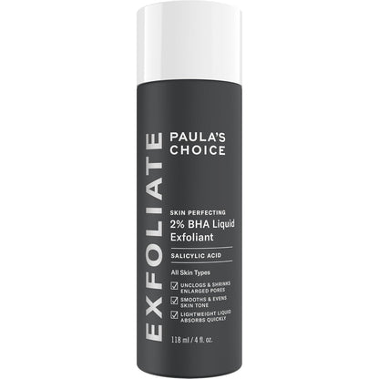 2% BHA Liquid Exfoliant for Clear, Smoother Skin
