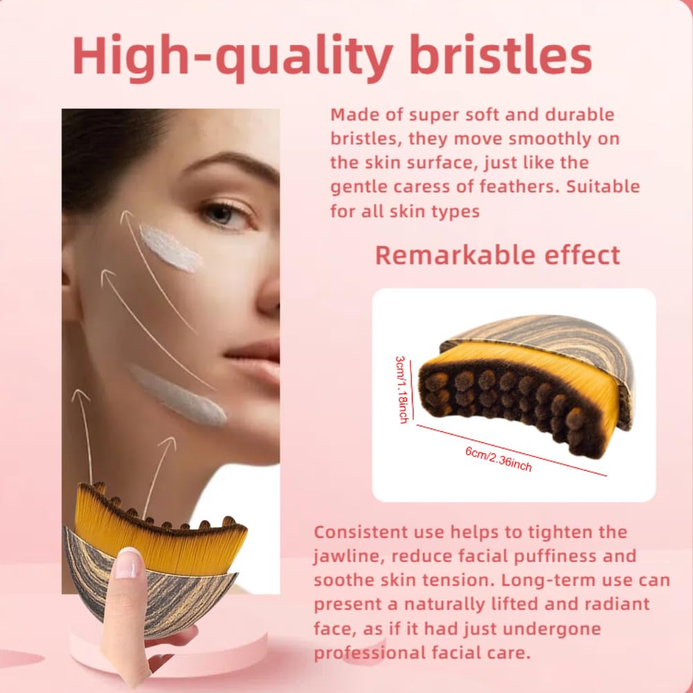 Lymphatic Contour Face Brush – Sculpting, Lift & Glow