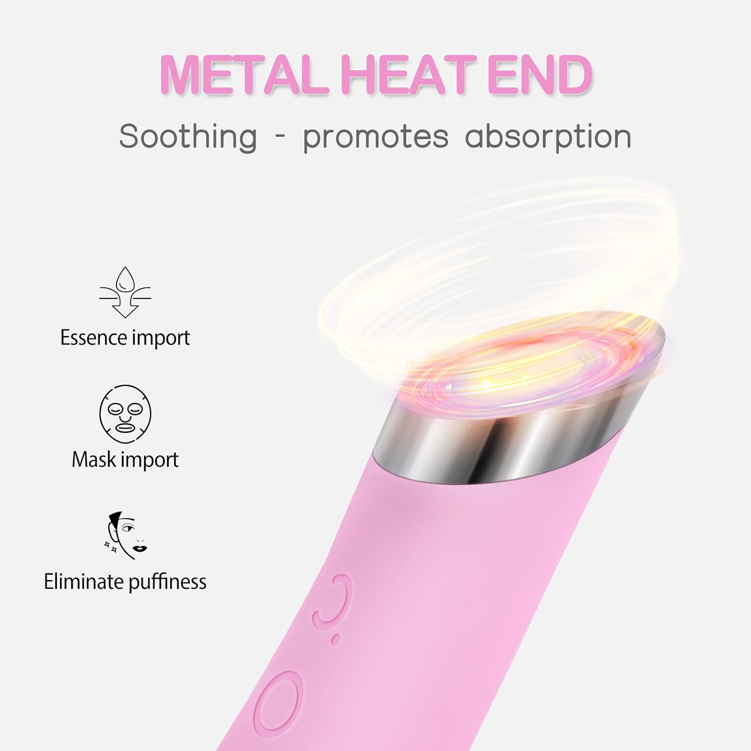 Silicone Facial Cleansing Brush – Heated Vibrating Exfoliator