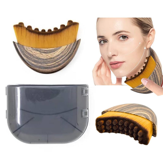 Lymphatic Contour Face Brush – Sculpting, Lift & Glow