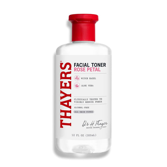 Rose Petal Witch Hazel Facial Toner – Alcohol-Free Hydration