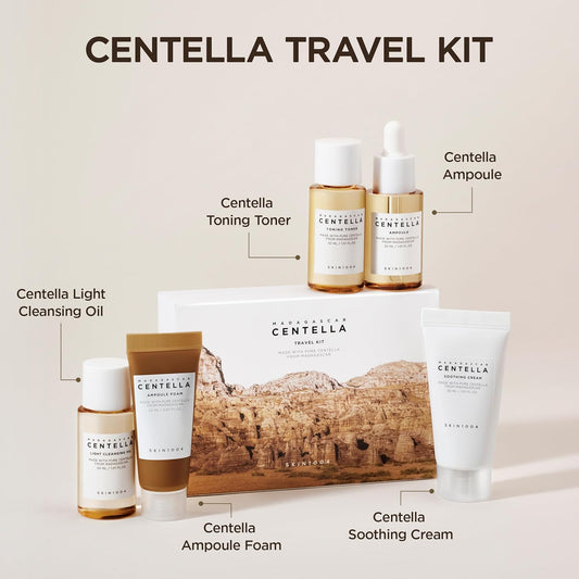 Centella Travel Skincare Kit – Soothing Hydration Set