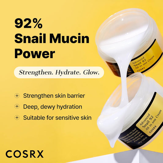 Snail Mucin Face Moisturizer Cream – Hydrating Repair