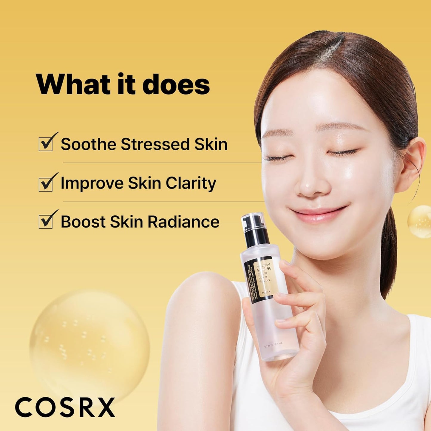 Snail Mucin Repair Essence Serum 100ml for Face Hydration