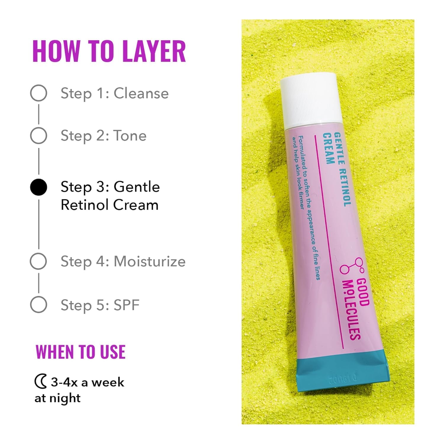 Gentle Retinol Night Cream – Anti-Aging Face Moisturizer