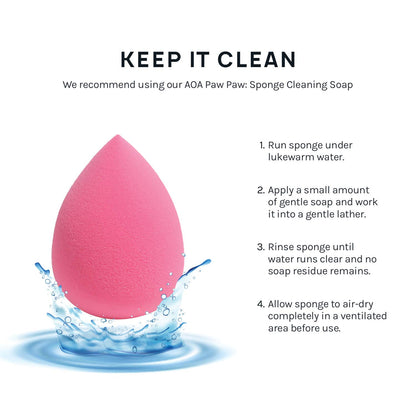 Latex-Free Makeup Sponge Set – Soft Blending Sponges (6-Pack)