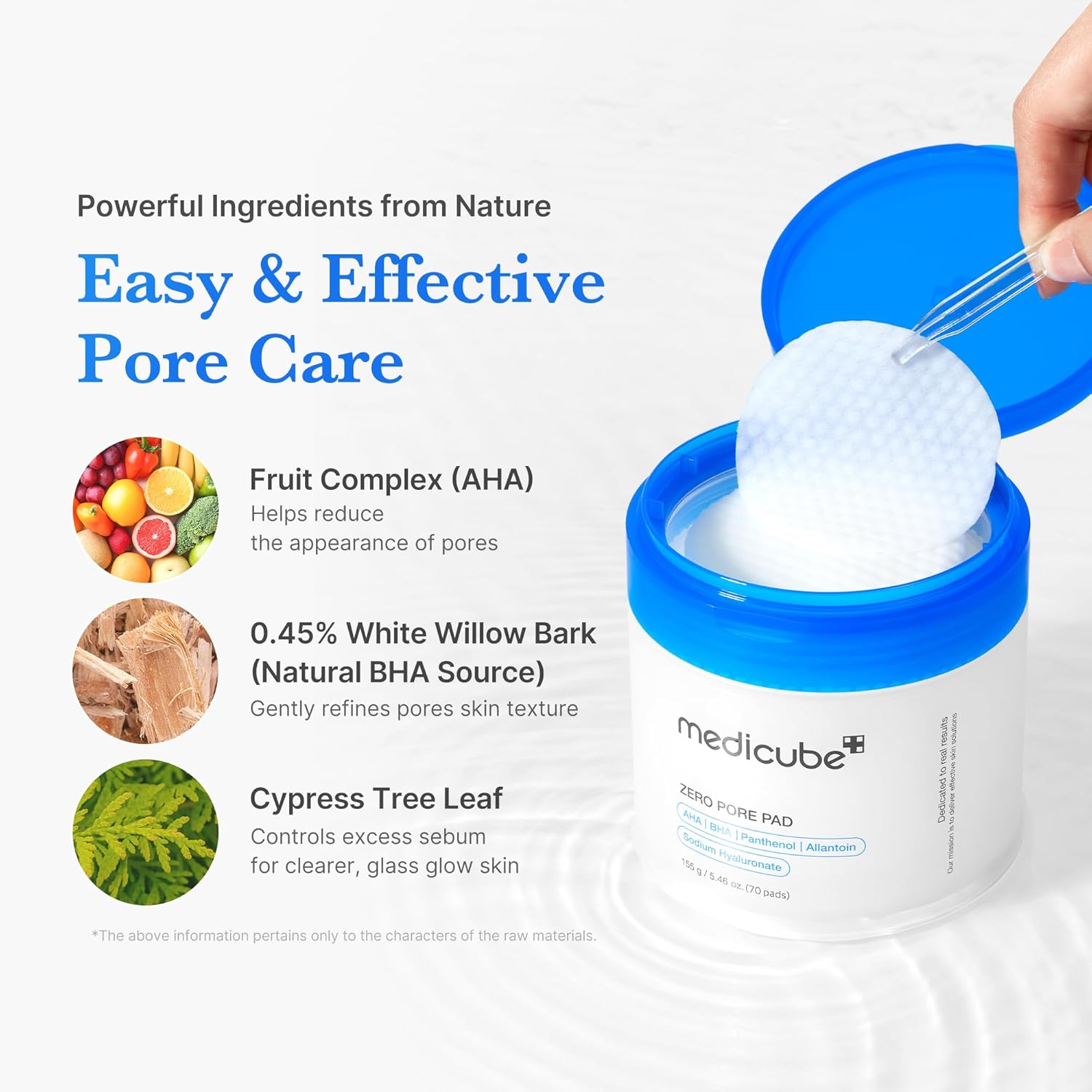 Exfoliating Toner Pads With AHA BHA For Pores, 70 Count