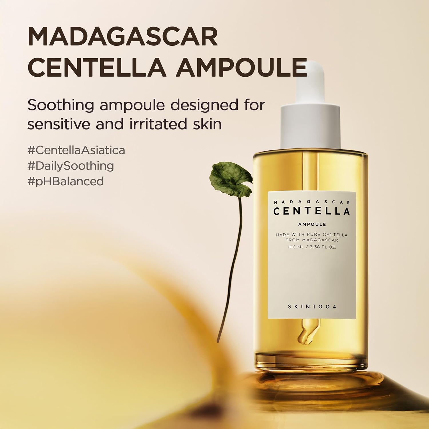 Centella Hydrating Face Ampoule Serum for Calm, Dewy Skin