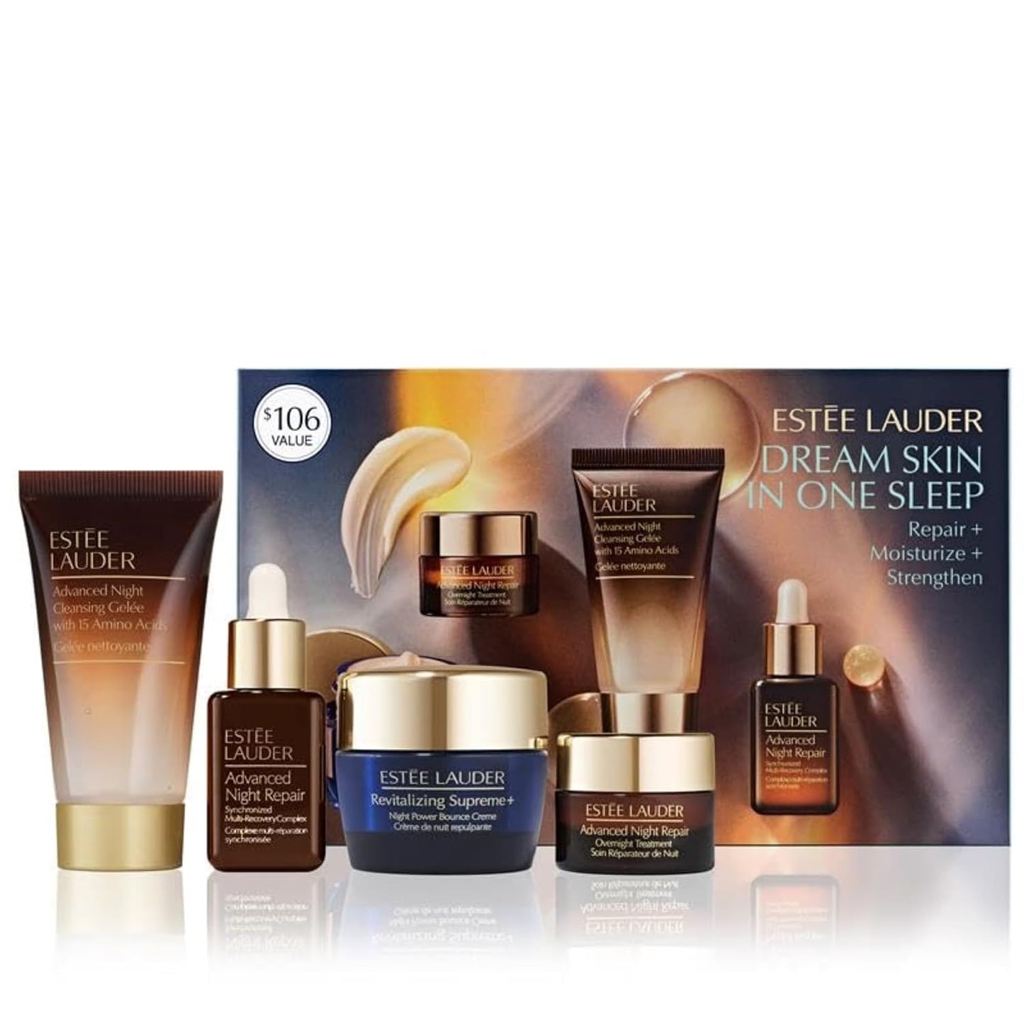 Overnight Repair Skincare Set – Cleanse, Treat And Hydrate