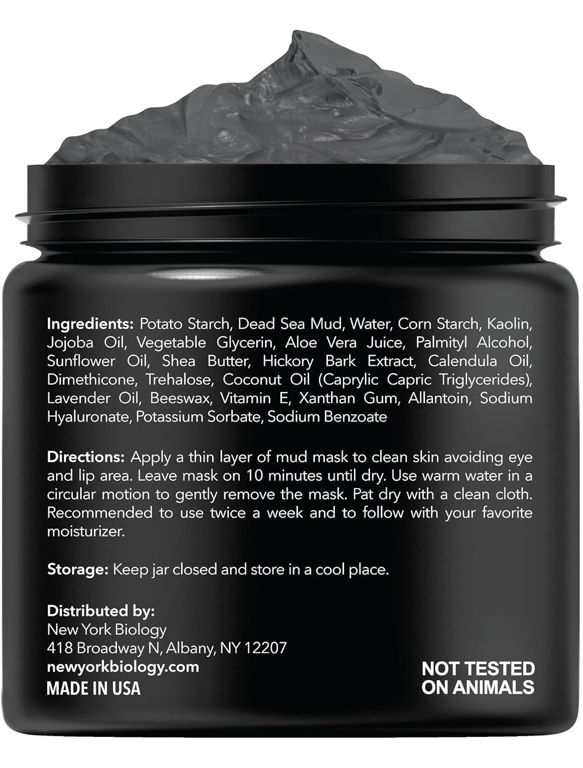 Dead Sea Mud Face Mask – Deep Pore Cleansing 8.8 oz