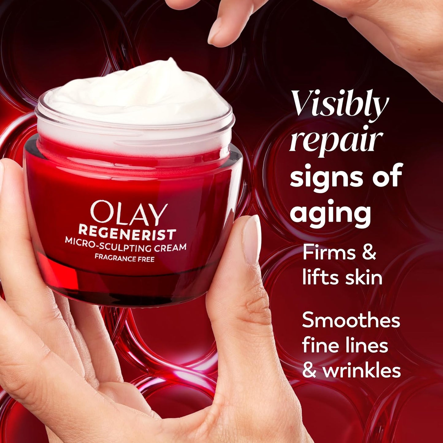 Fragrance-Free Anti-Aging Face Cream With Peptides 2.6 oz