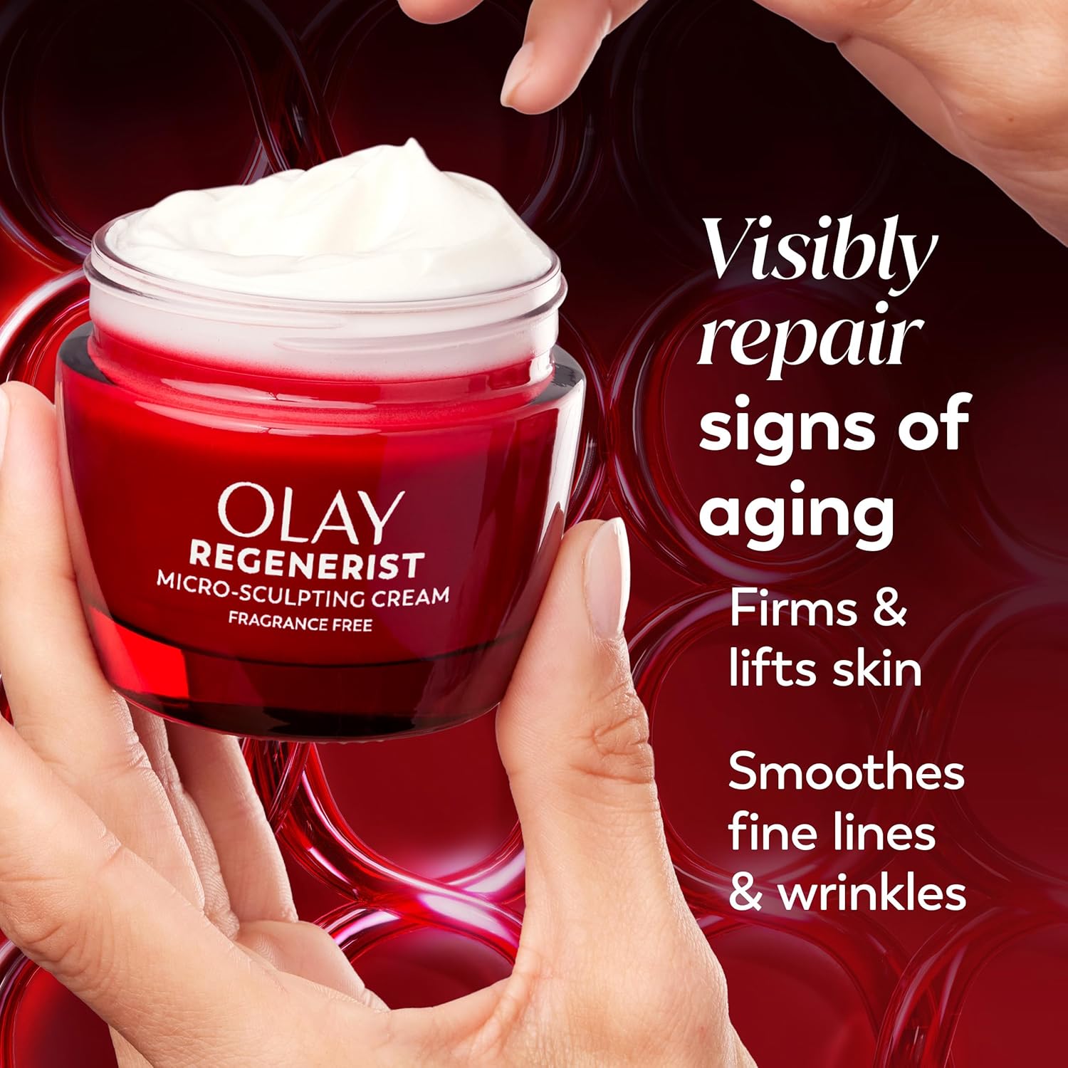 Fragrance-Free Anti-Aging Face Cream With Peptides 2.6 oz