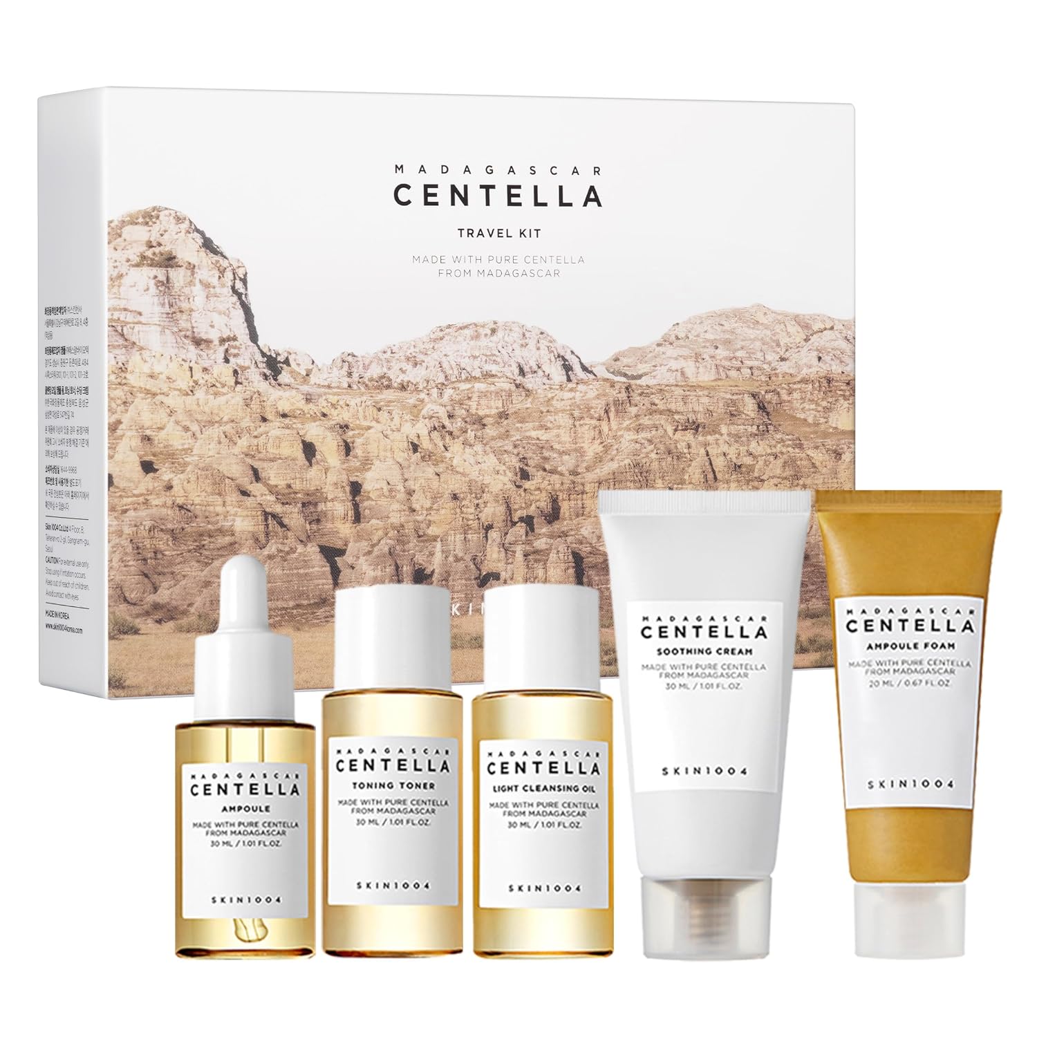 Centella Travel Skincare Kit – Soothing Hydration Set