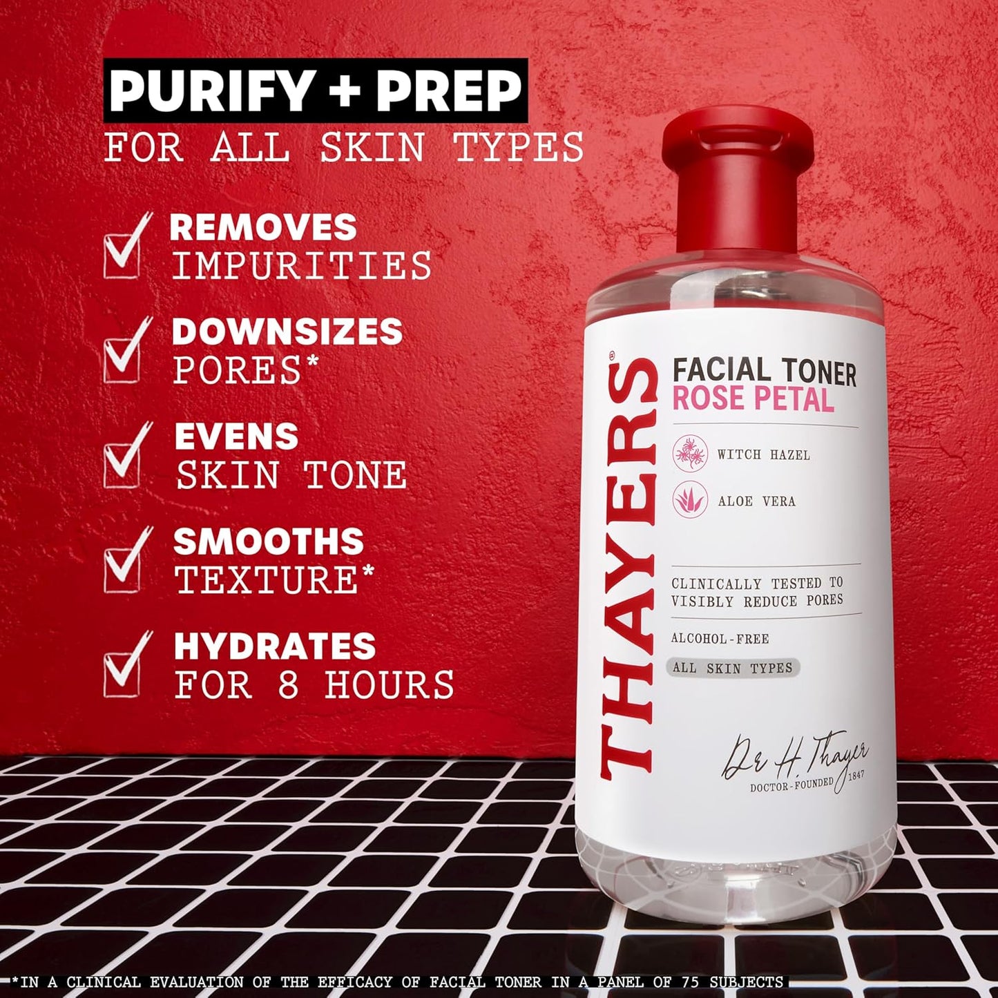 Rose Petal Witch Hazel Facial Toner – Alcohol-Free Hydration