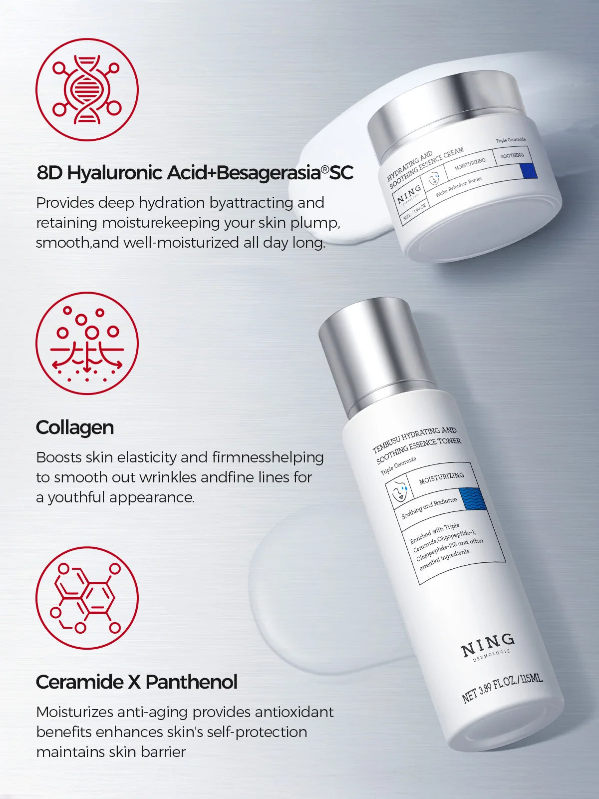 Complete Facial Skin Care Set – 8-Step Unisex Routine