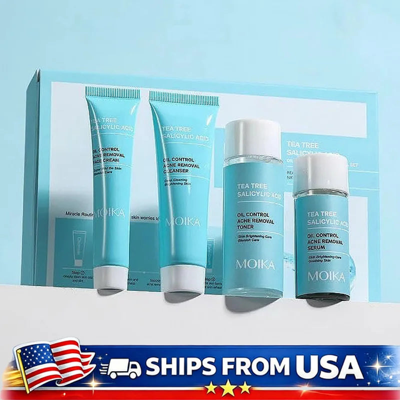 Tea Tree Skincare Set for Women – Oil Control & Acne Care