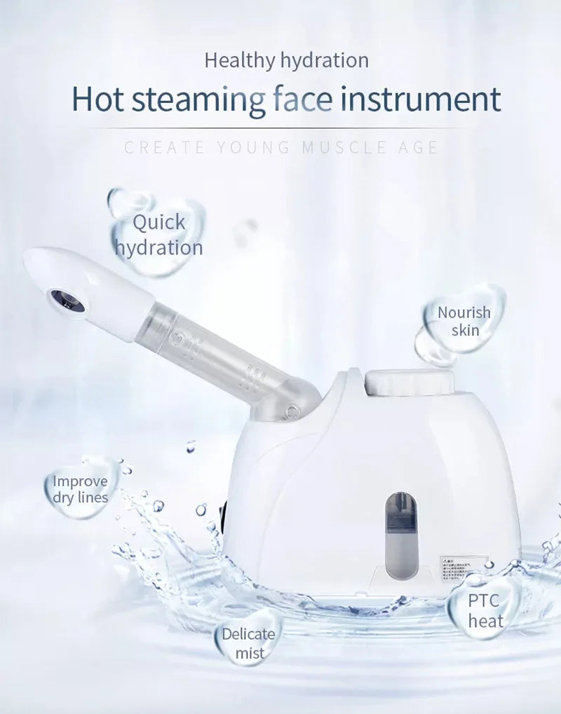 Ozone Facial Steamer Warm Mist Humidifier for Home Spa