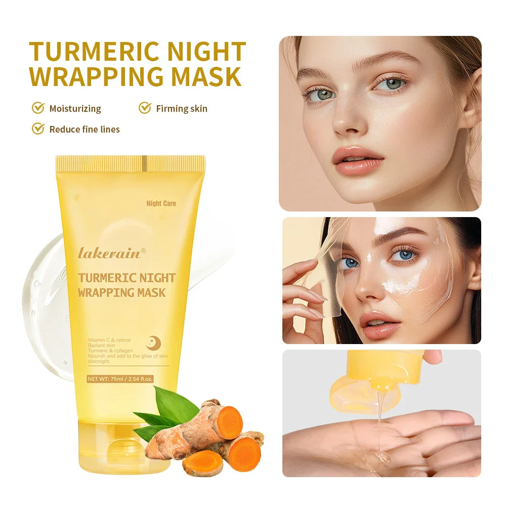 Skin Haven Radiant Glow Collagen Mask, a Korean peel-off facial mask for anti-wrinkle and skin lifting care.