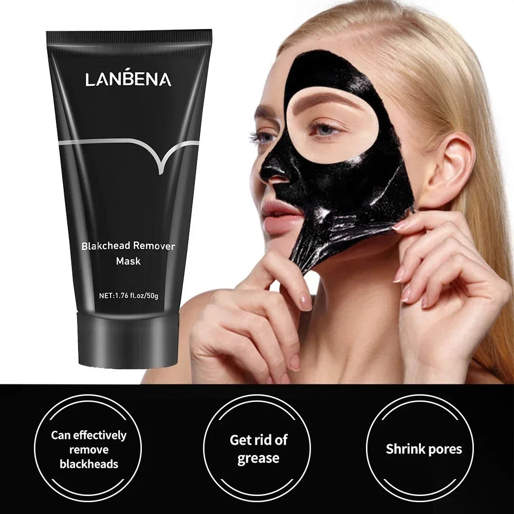 Skin Haven Glow & Clear Pore Mask with blackhead removal, deep cleansing, and skin brightening for smooth, refreshed skin.
