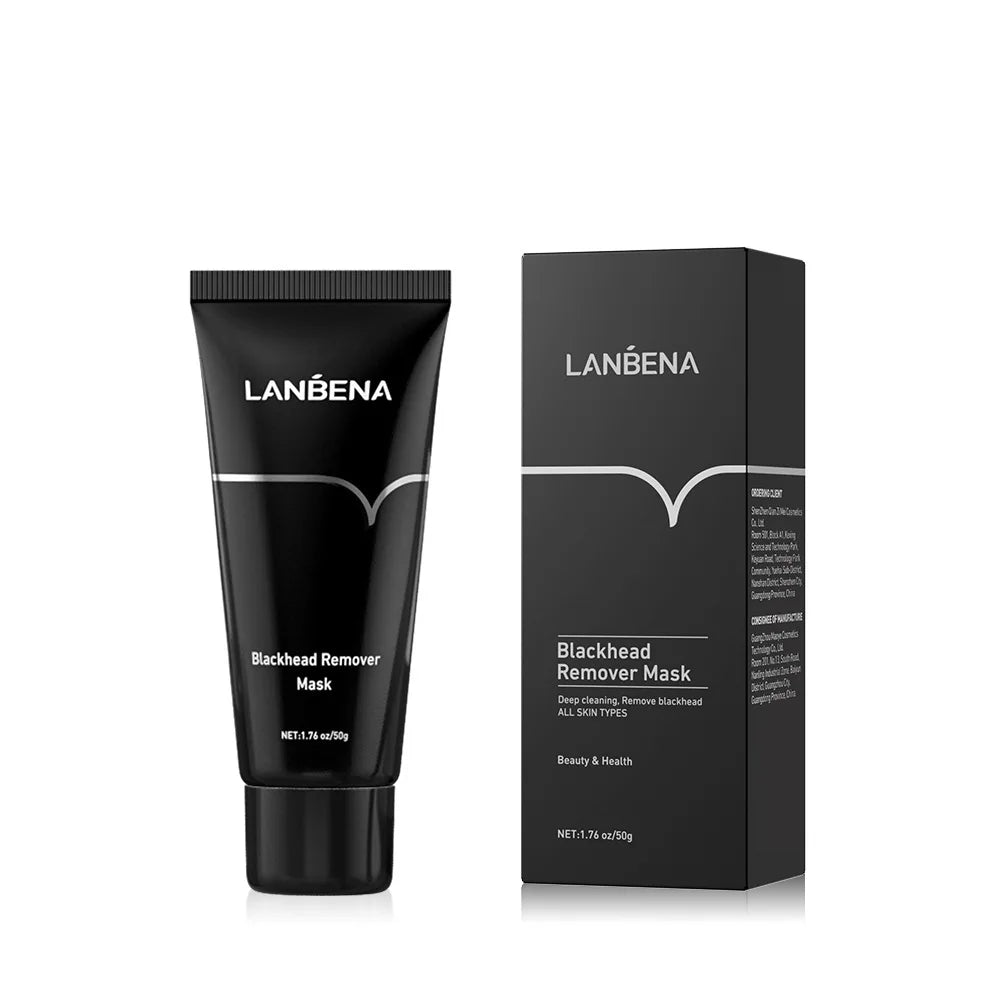 Skin Haven Glow & Clear Pore Mask showing the deep-cleaning blackhead removal and skin-brightening effects for smooth, refreshed skin.