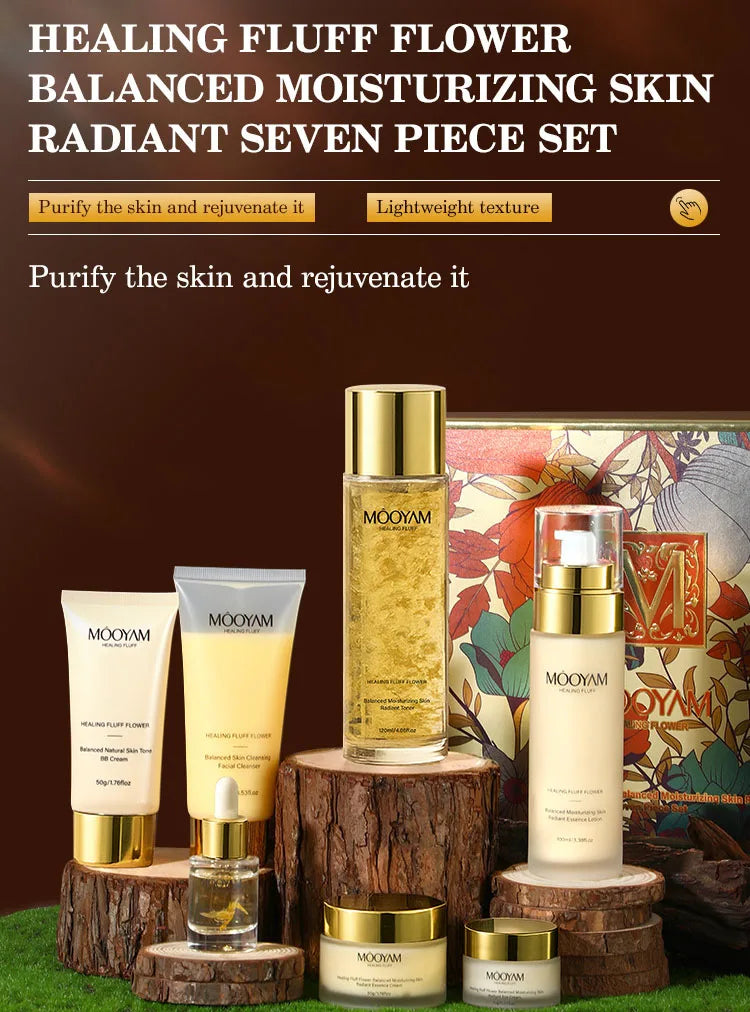 Healing Fluff Flower 7-in-1 Facial Skincare Set