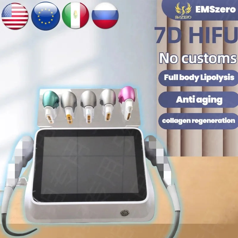 Professional 7D HIFU Beauty Machine For Face And Body