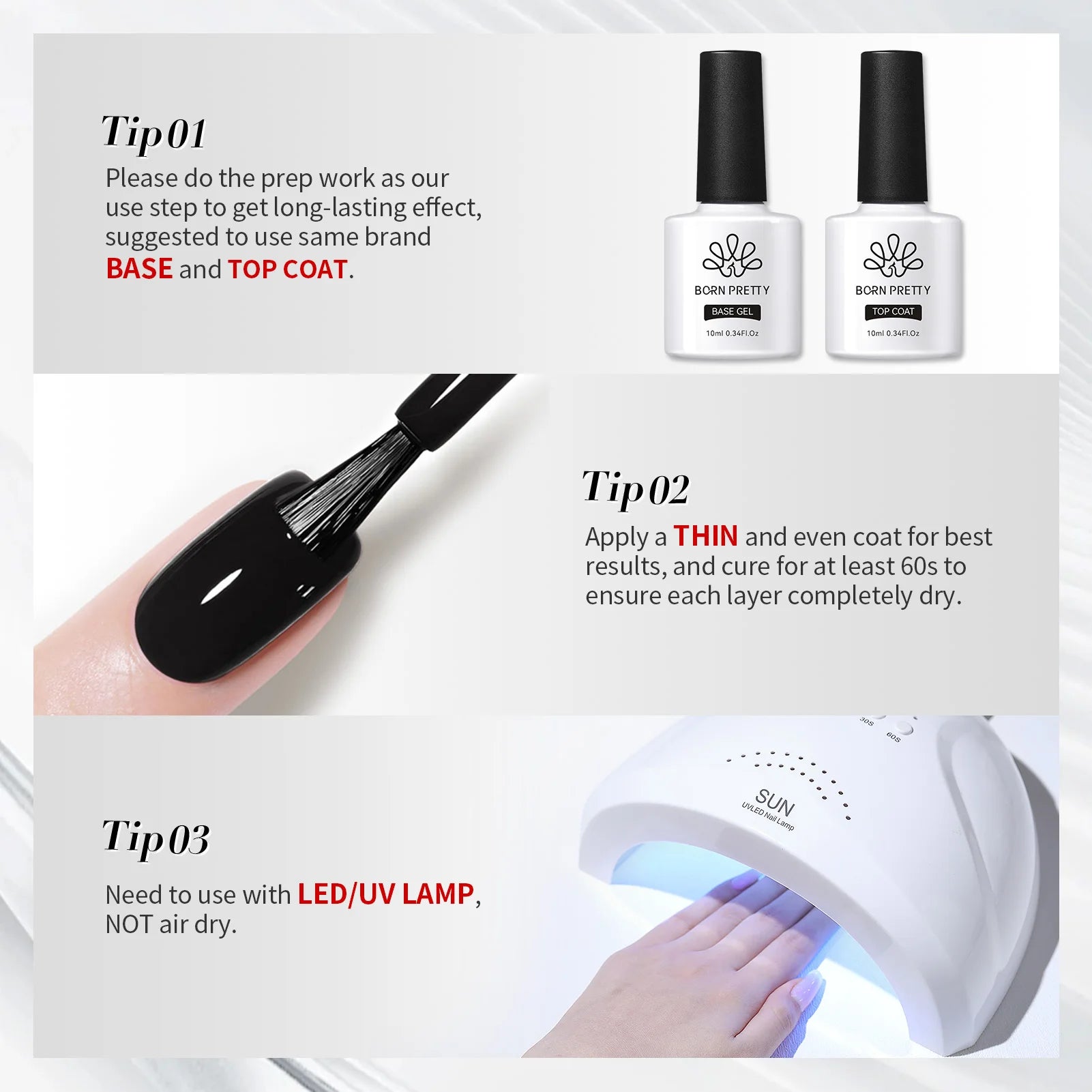 10ml UV Gel Nail Polish – Long-Lasting Soak Off Color