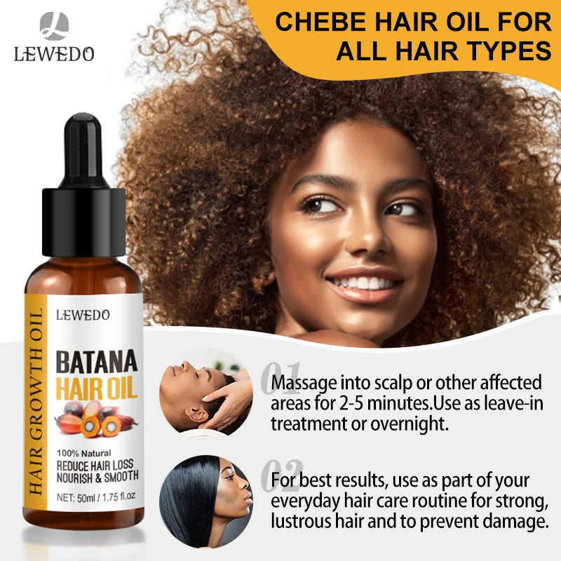 Pure Batana Oil Hair Growth Treatment for Healthy Shine