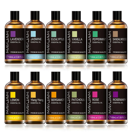 Skin Haven 100 ml aromatherapy essential oil bottle for diffusers and candles with natural, calming scent.