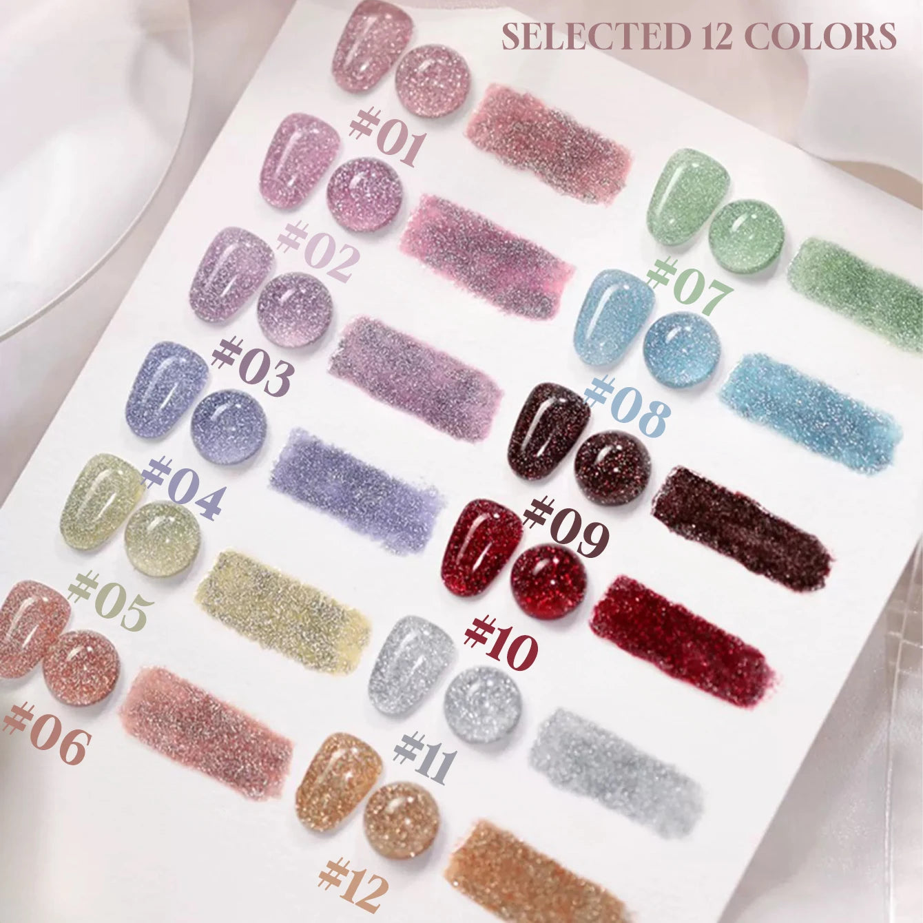 Rock Sugar Crushed Diamond Gel Nail Polish 12 ml