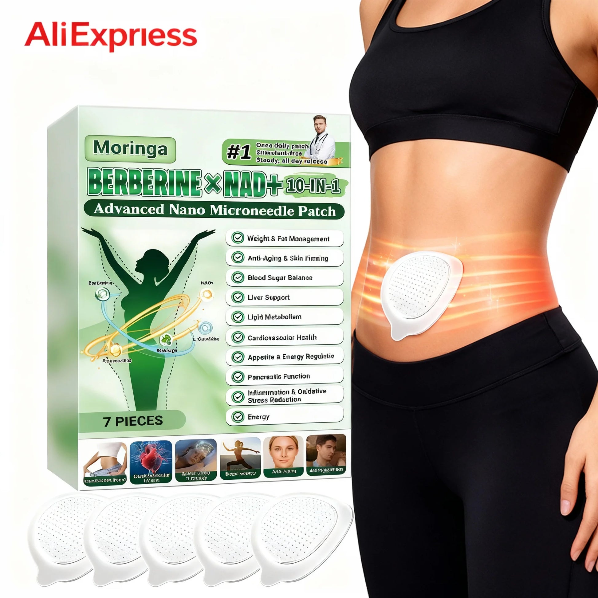 Nano Microneedle Body Patch – Painless Deep Absorption Care