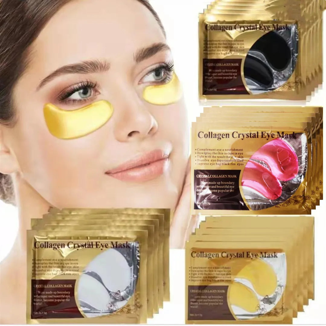 Gold Collagen Under Eye Masks – Hydrating Gel Patches