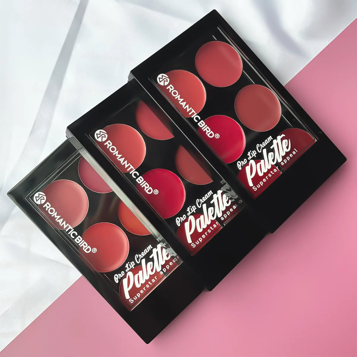 6-Color Blush & Contour Palette – Matte and Pearlescent