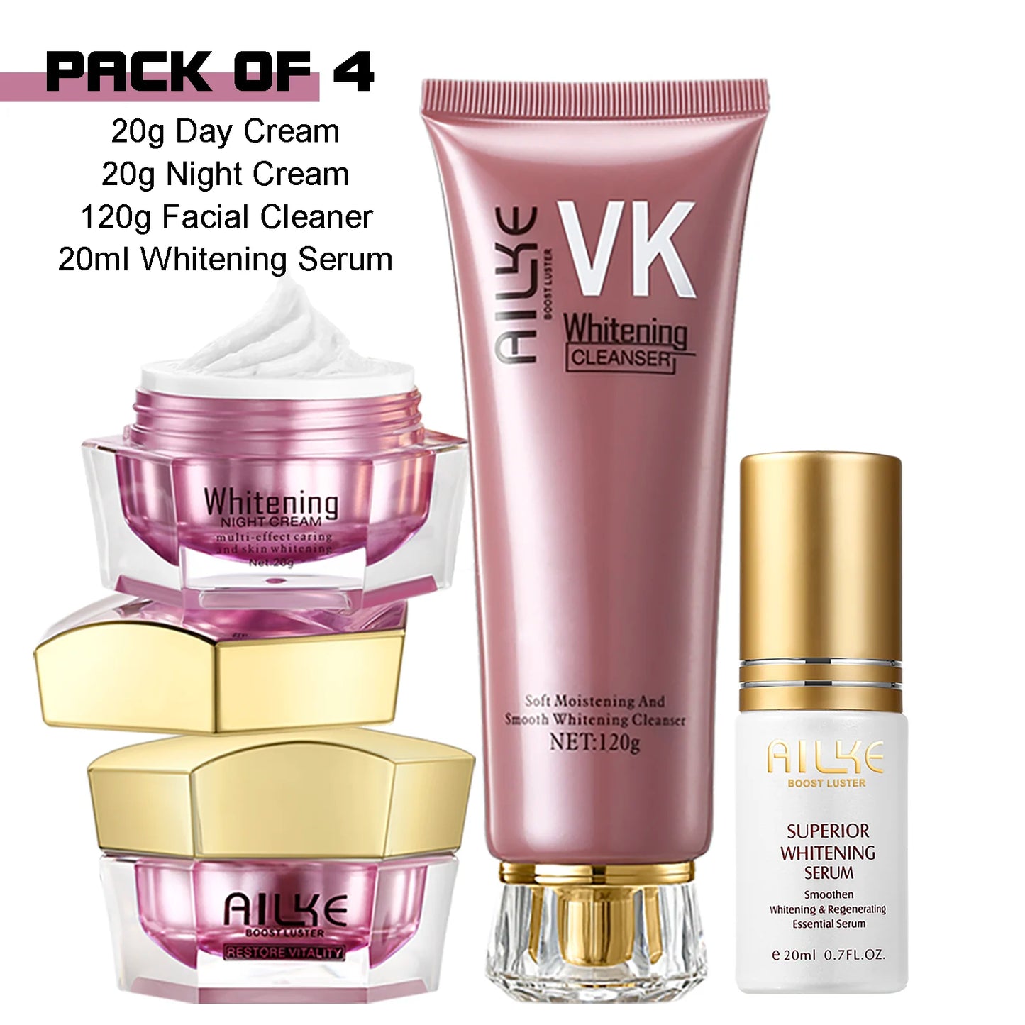 Hyaluronic Face Cream Whitening & Anti-Aging Moisturizer