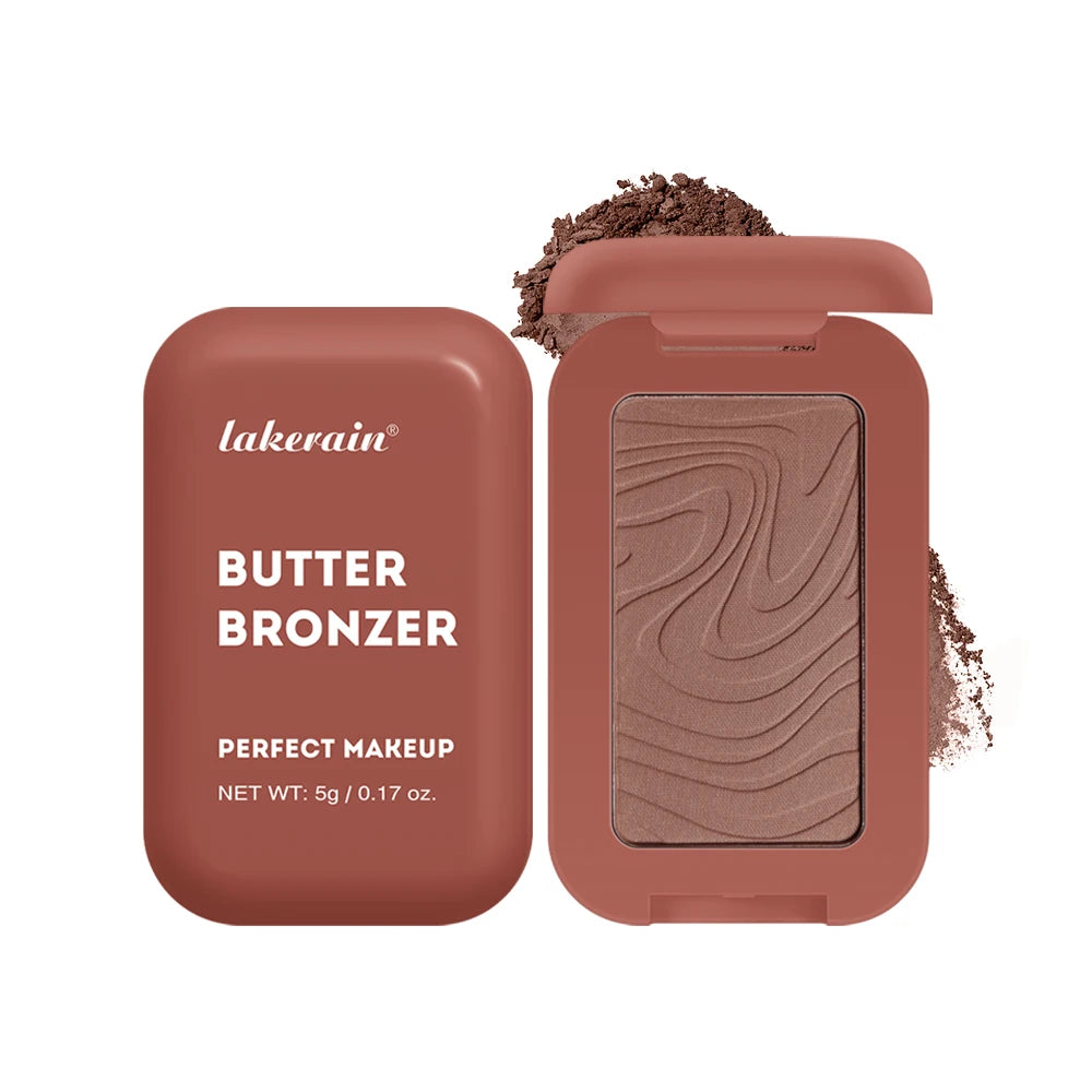Matte Powder Bronzer & Highlighter Palette for Face