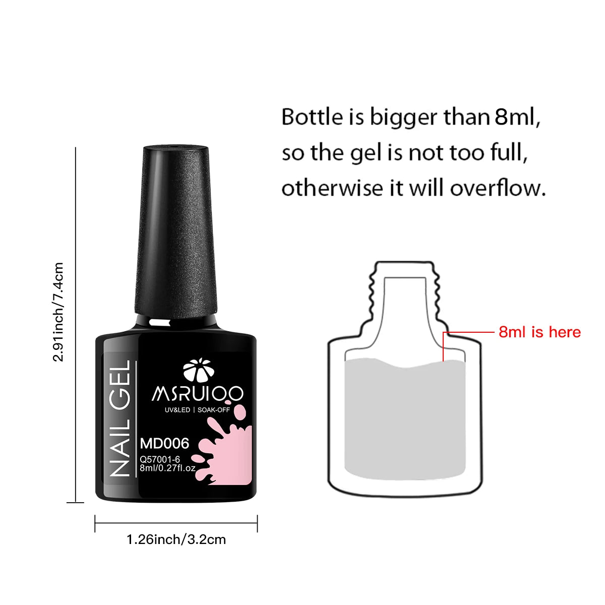 7-Piece Gel Nail Polish Set For Long-Lasting Manicures
