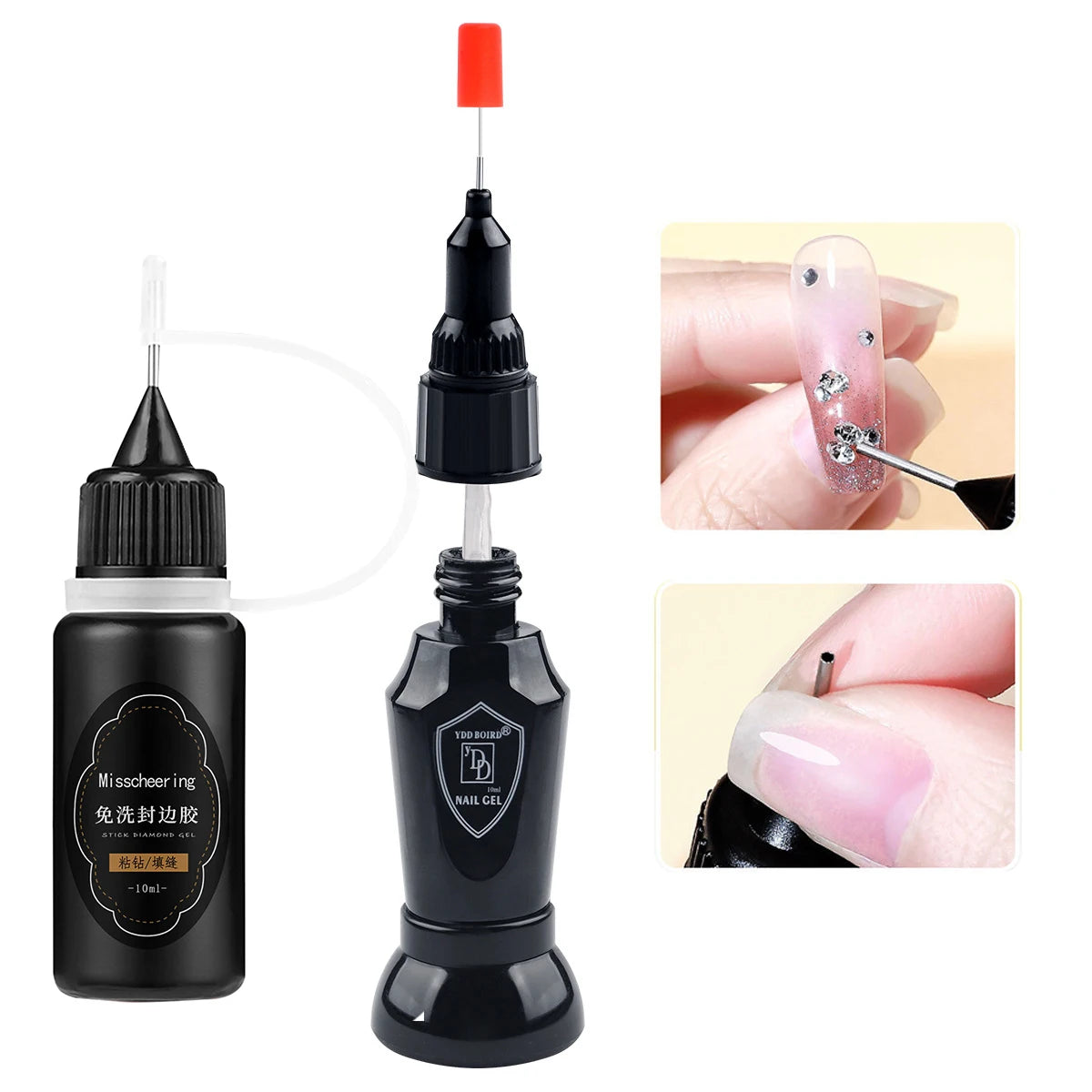 Skin Haven Super Strong Nail Rhinestone Gel Glue 30g for secure nail art and rhinestone adhesion in nail care.