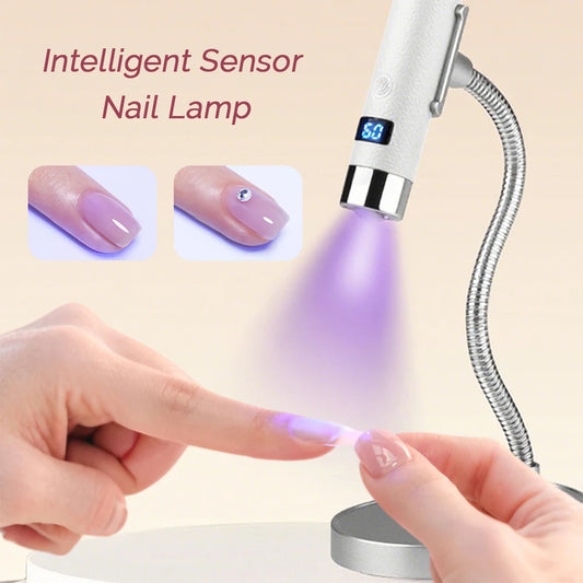 Mini UV LED Nail Dryer Lamp – Rechargeable & Portable